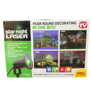 STAR night laser, year-Round lighting, as seen on TV